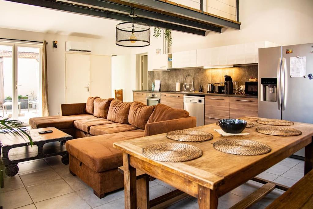 亞維農Loft Evasion - Terrasse & Garage Proche Centre别墅 外观 照片